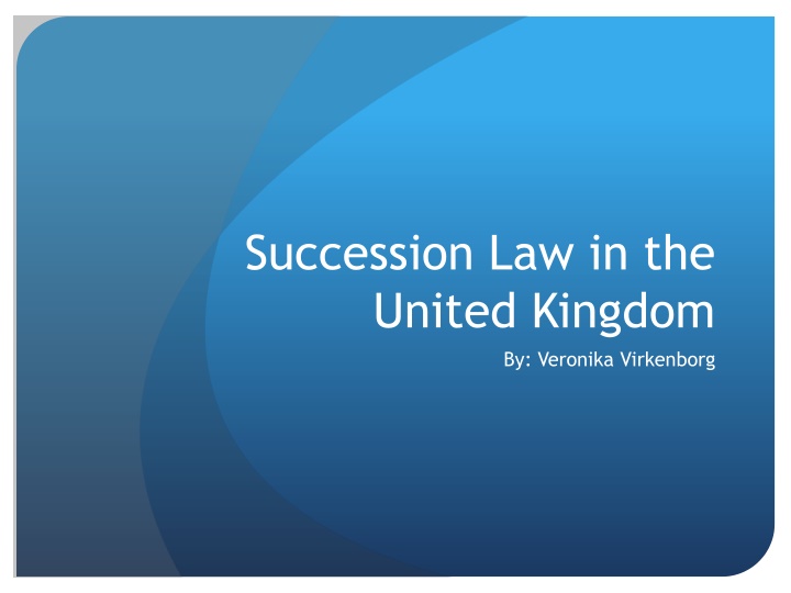 succession law in the united kingdom