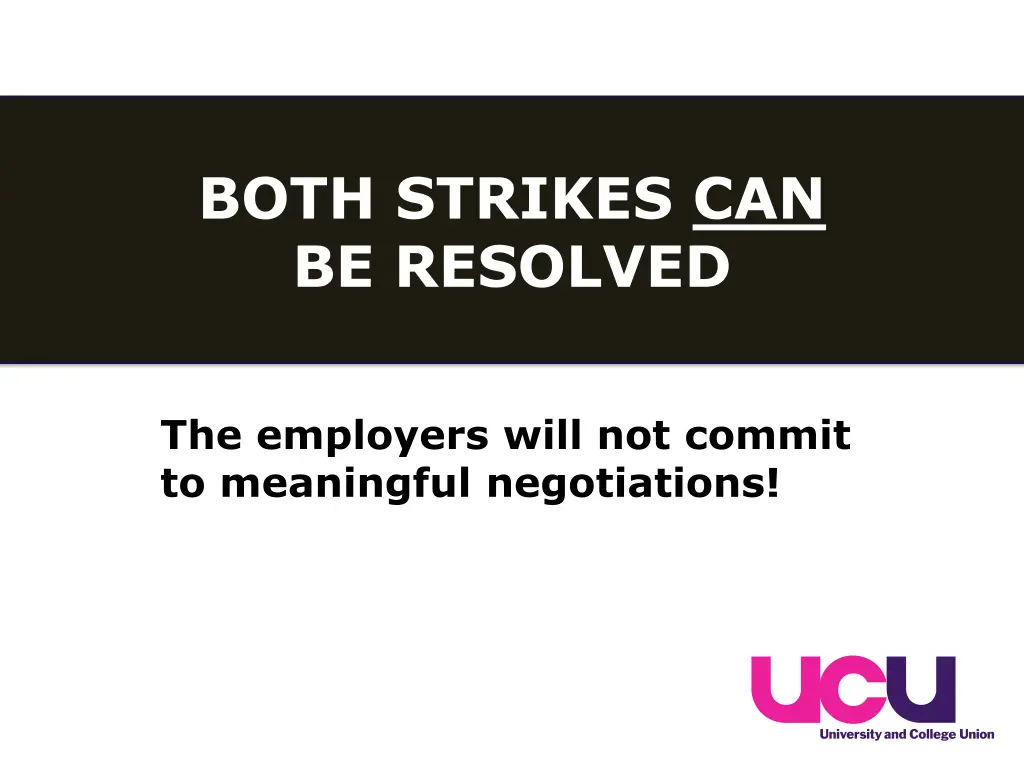 both strikes can be resolved 2