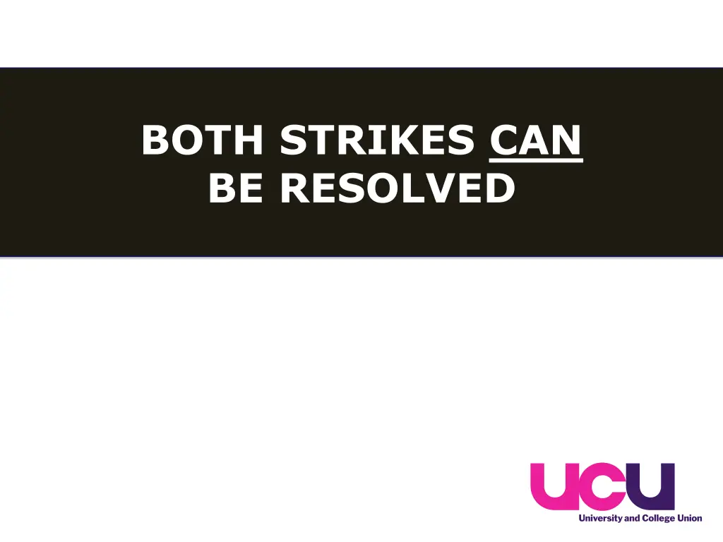 both strikes can be resolved