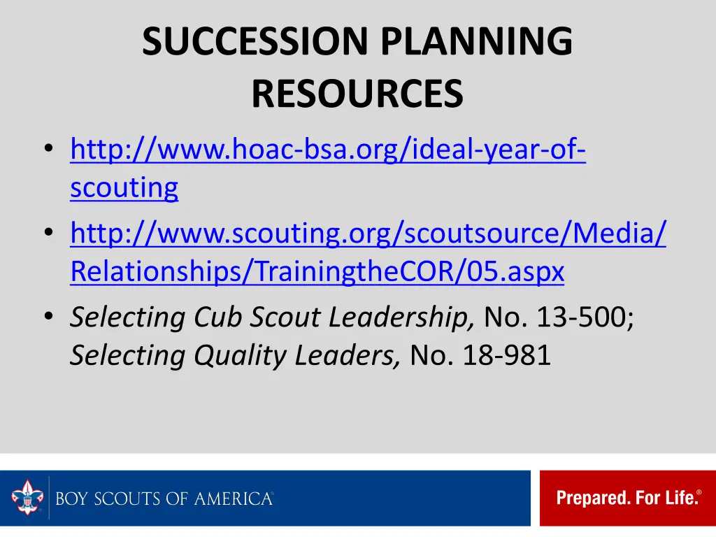 succession planning resources http www hoac