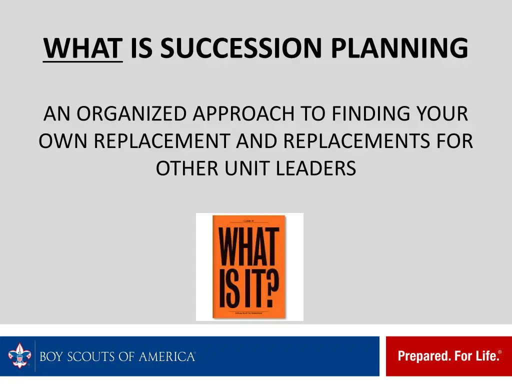 what is succession planning