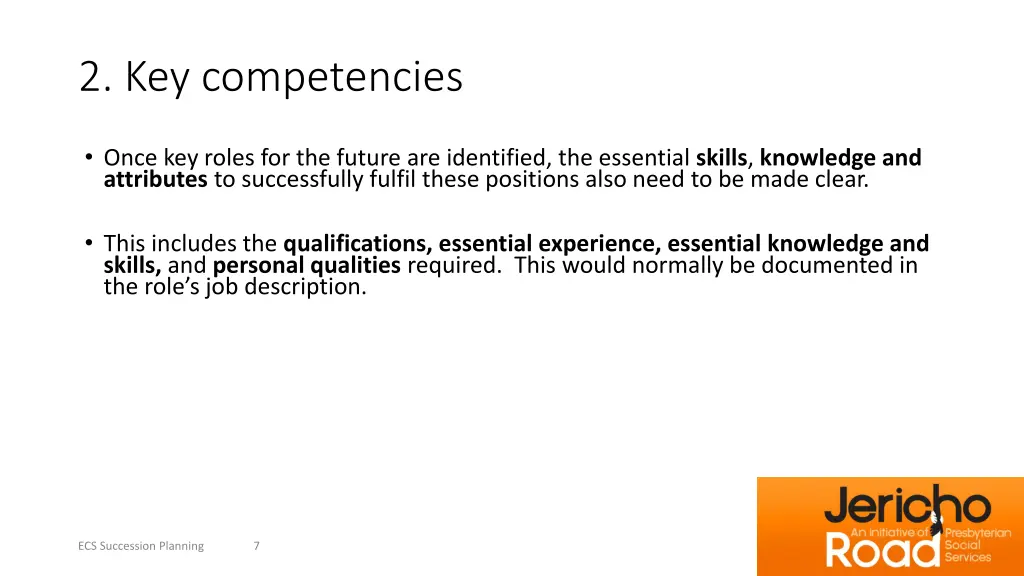 2 key competencies