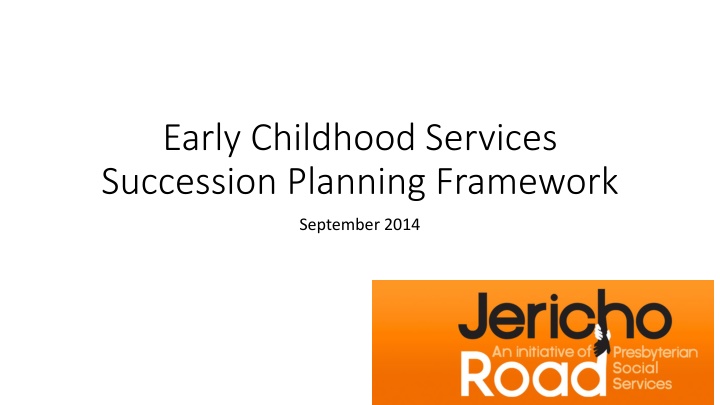 early childhood services succession planning
