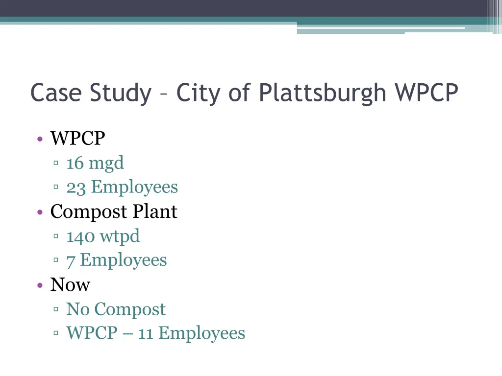 case study city of plattsburgh wpcp