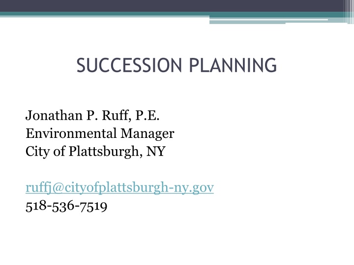 succession planning
