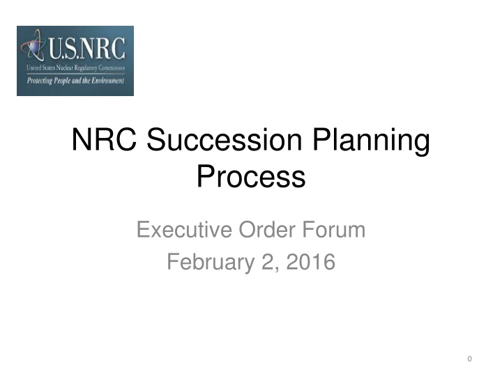 nrc succession planning process