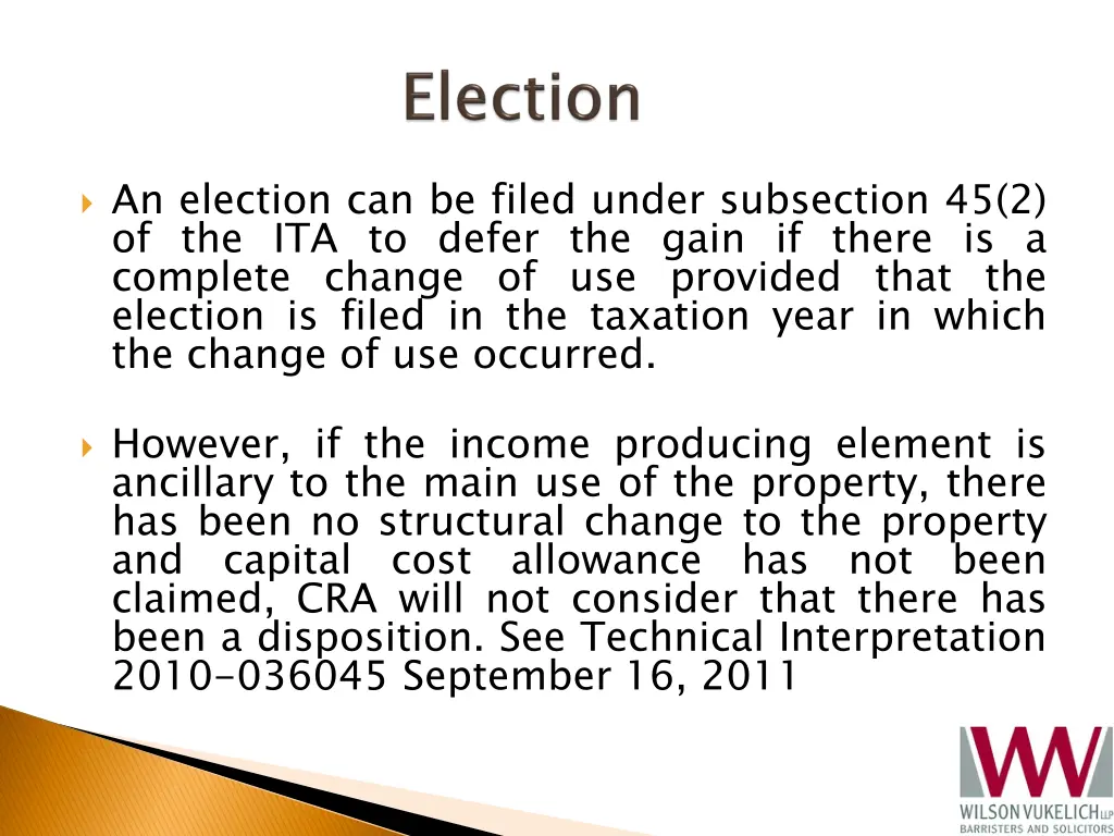 an election can be filed under subsection
