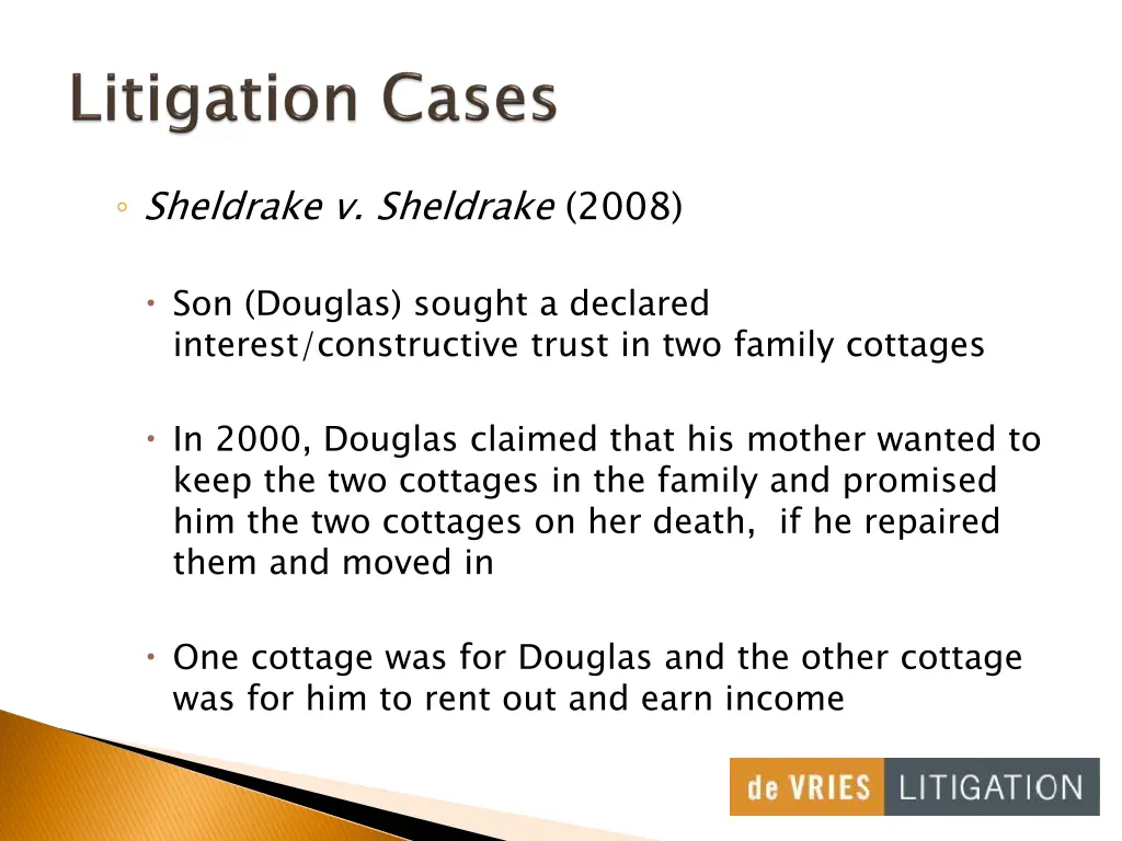 sheldrake v sheldrake 2008