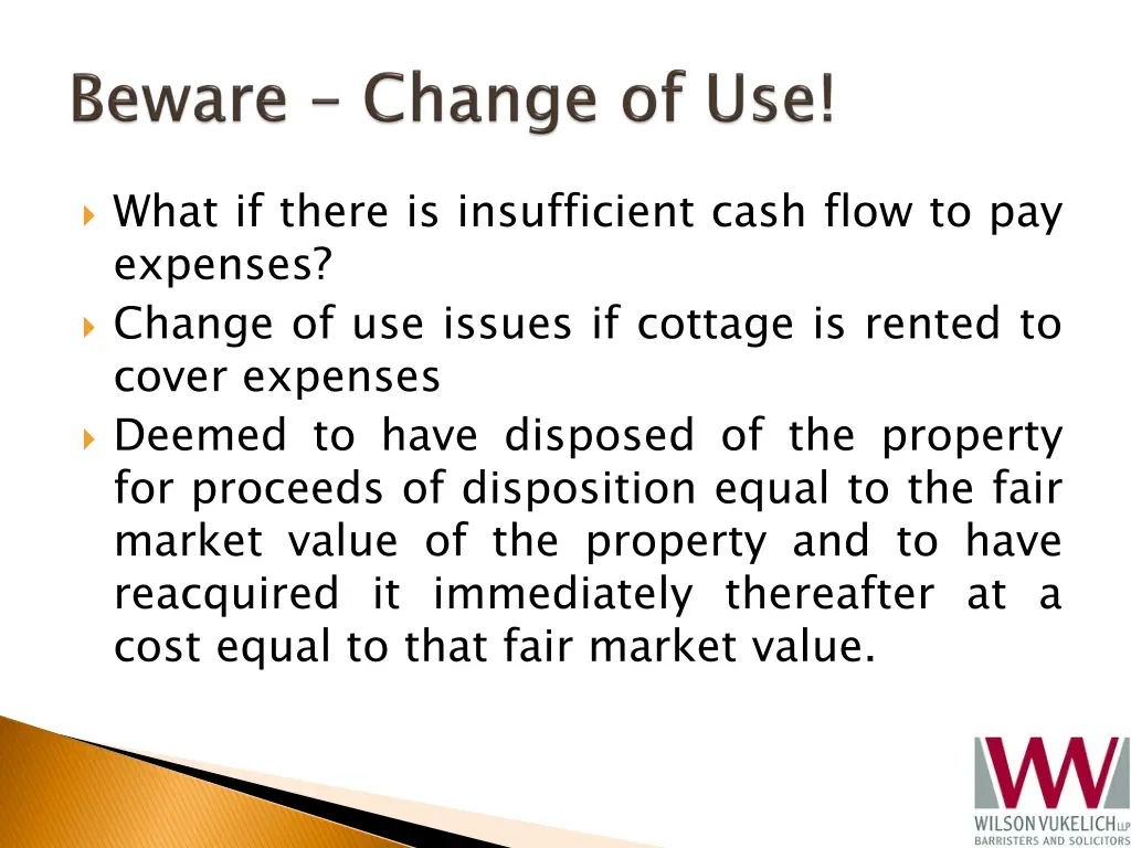what if there is insufficient cash flow
