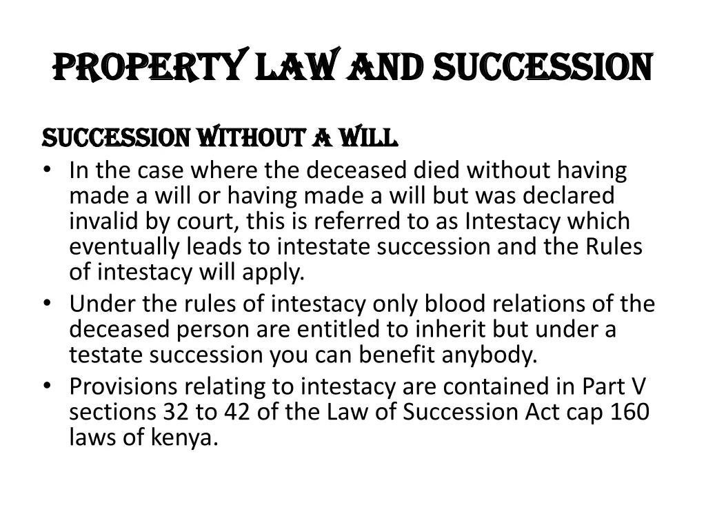 property law and succession property 7