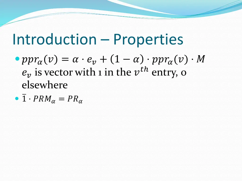 introduction properties