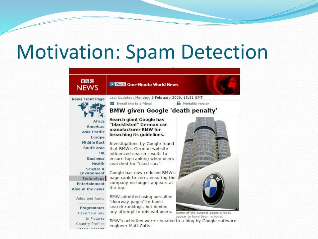 motivation spam detection 1