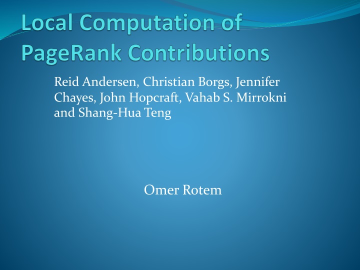 reid andersen christian borgs jennifer chayes