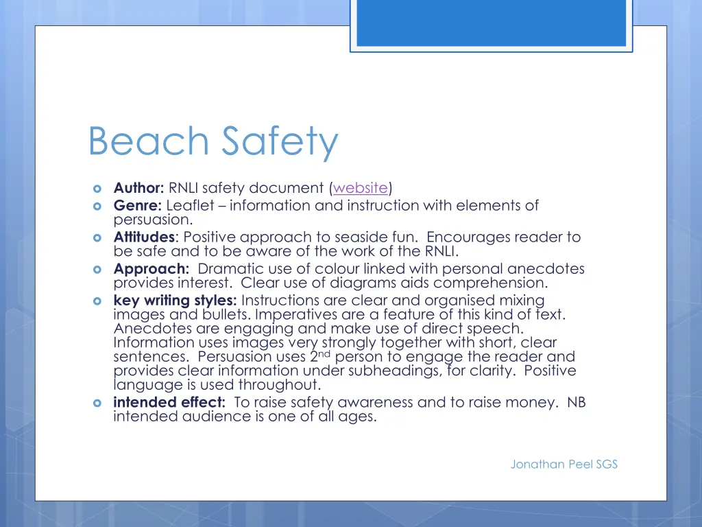beach safety