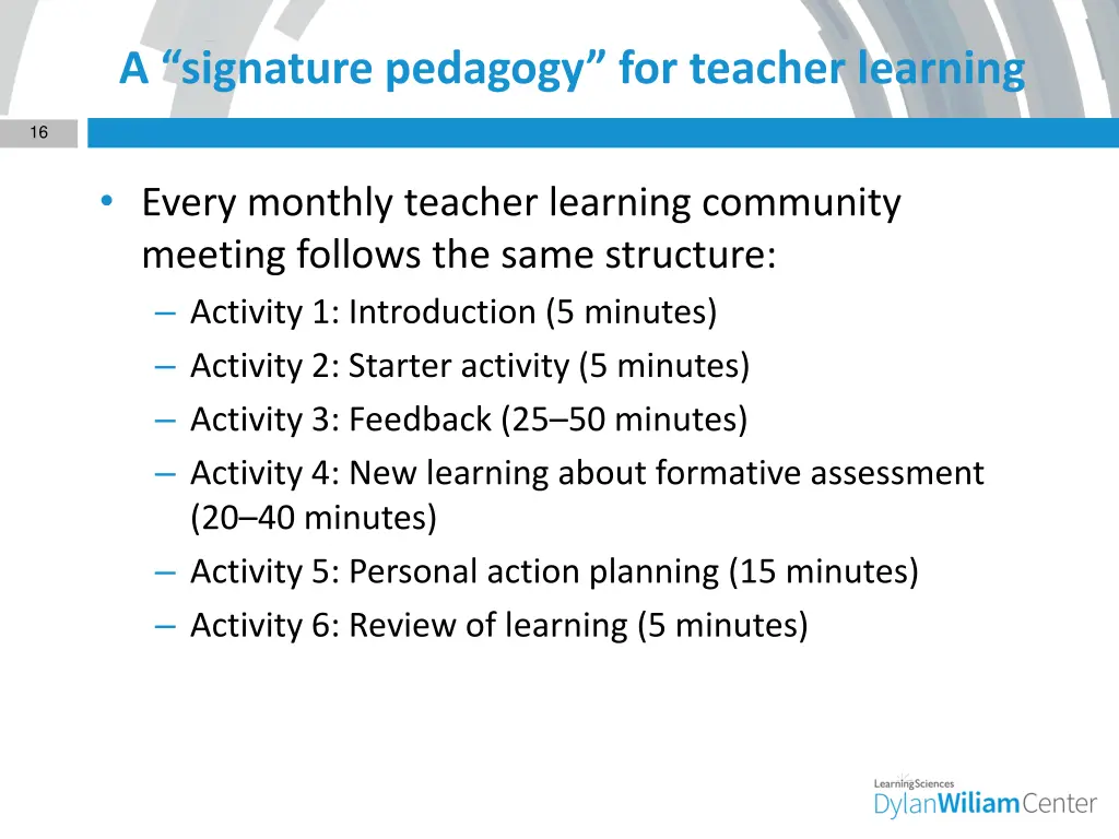 a signature pedagogy for teacher learning