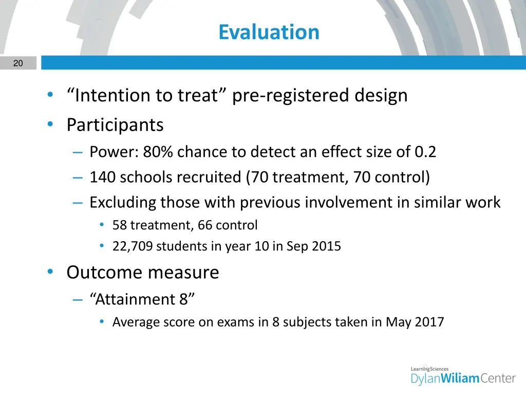 evaluation