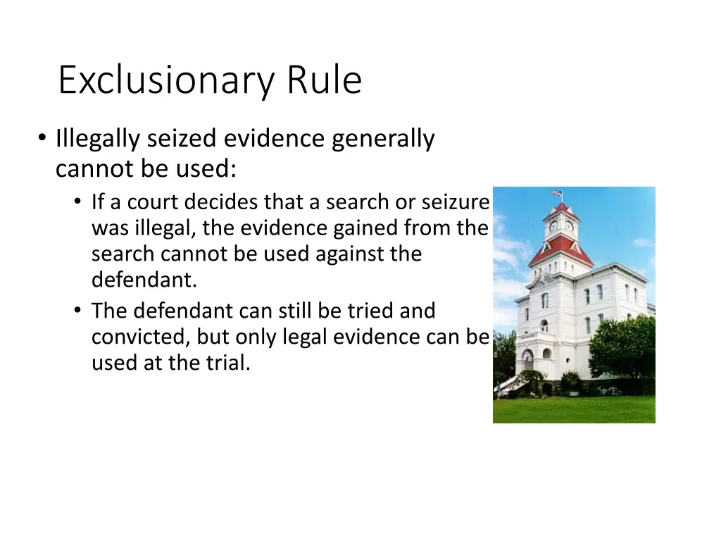 exclusionary rule
