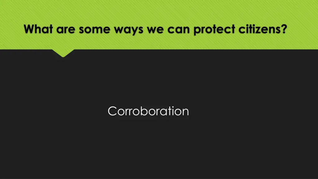 what are some ways we can protect citizens