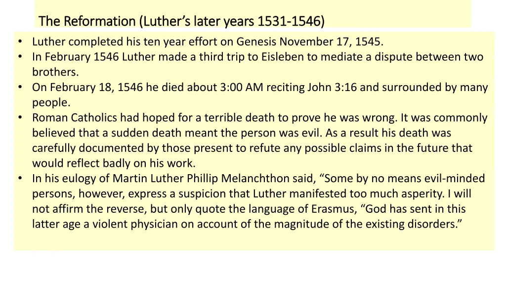 the reformation luther s later years 1531 2