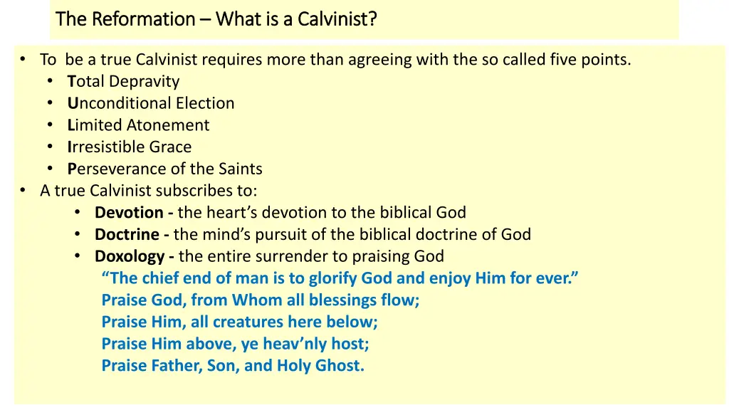 the reformation the reformation what