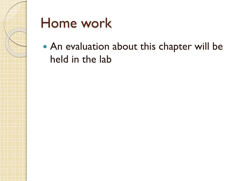 home work