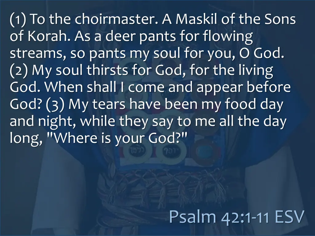 1 to the choirmaster a maskil of the sons
