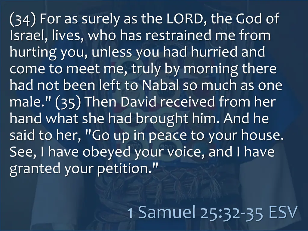 34 for as surely as the lord the god of israel