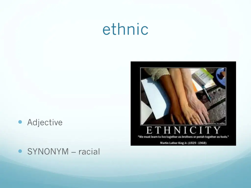 ethnic