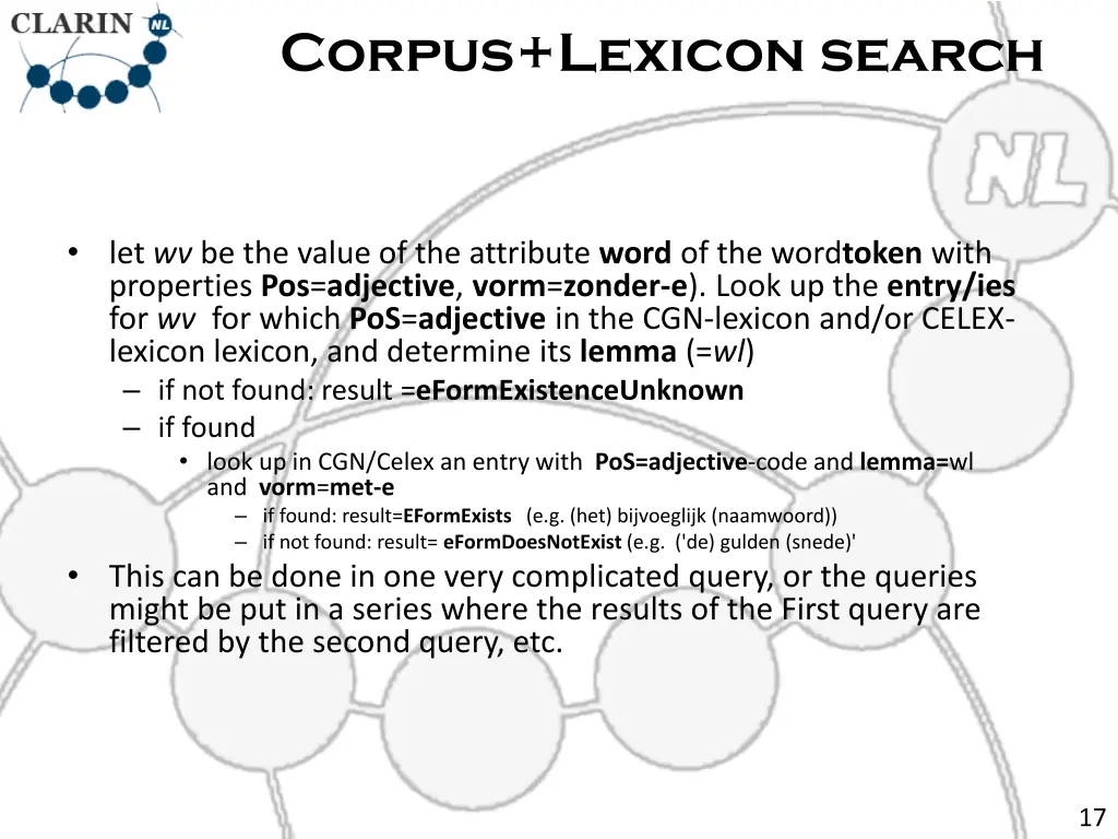corpus lexicon search 2