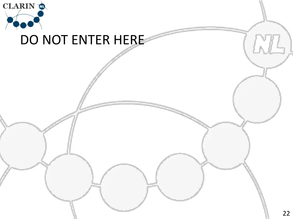 do not enter here
