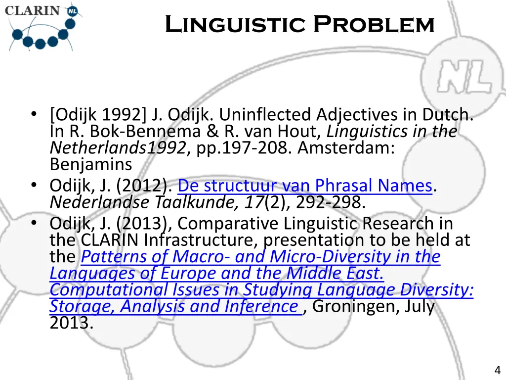linguistic problem 1
