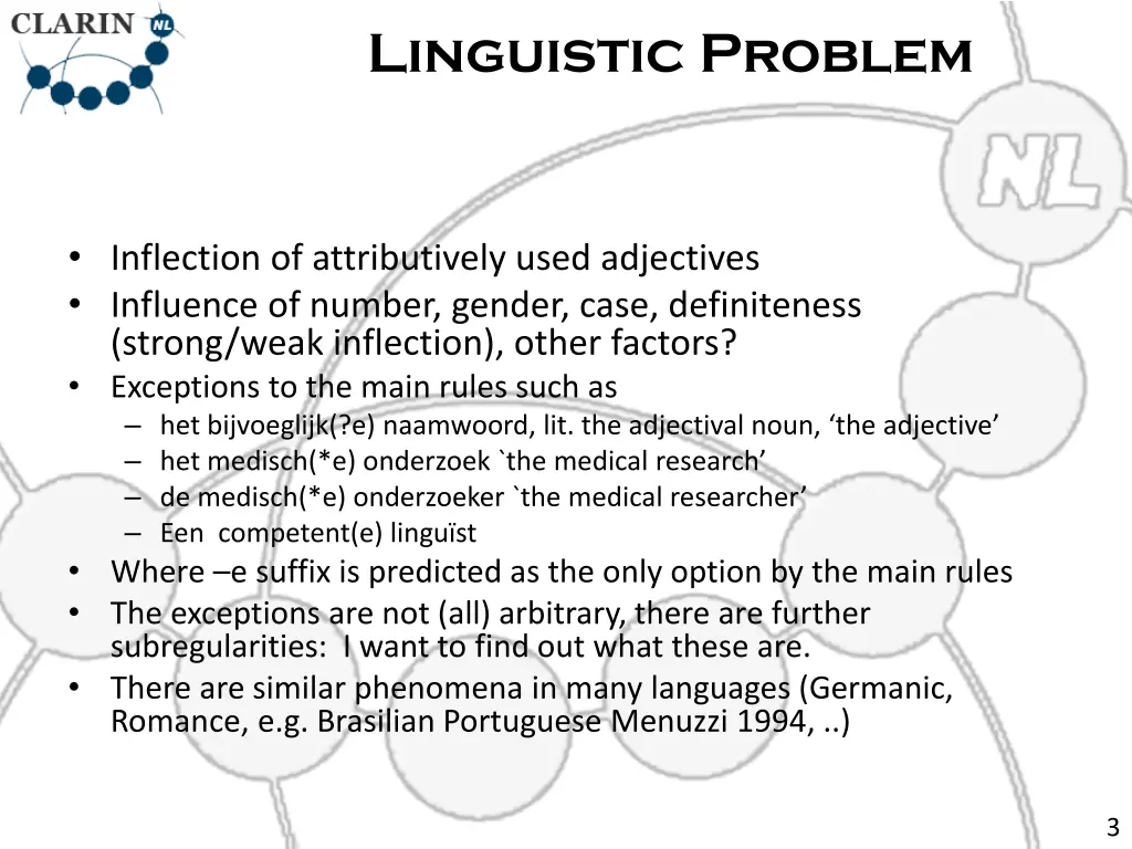 linguistic problem