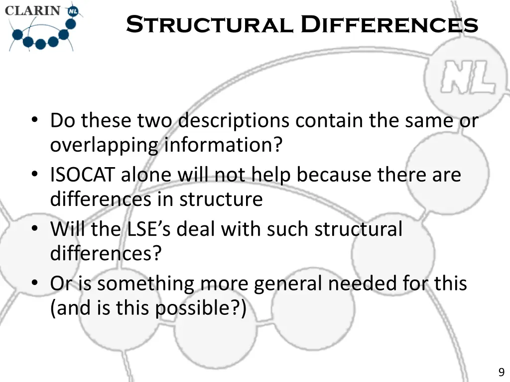 structural differences 1