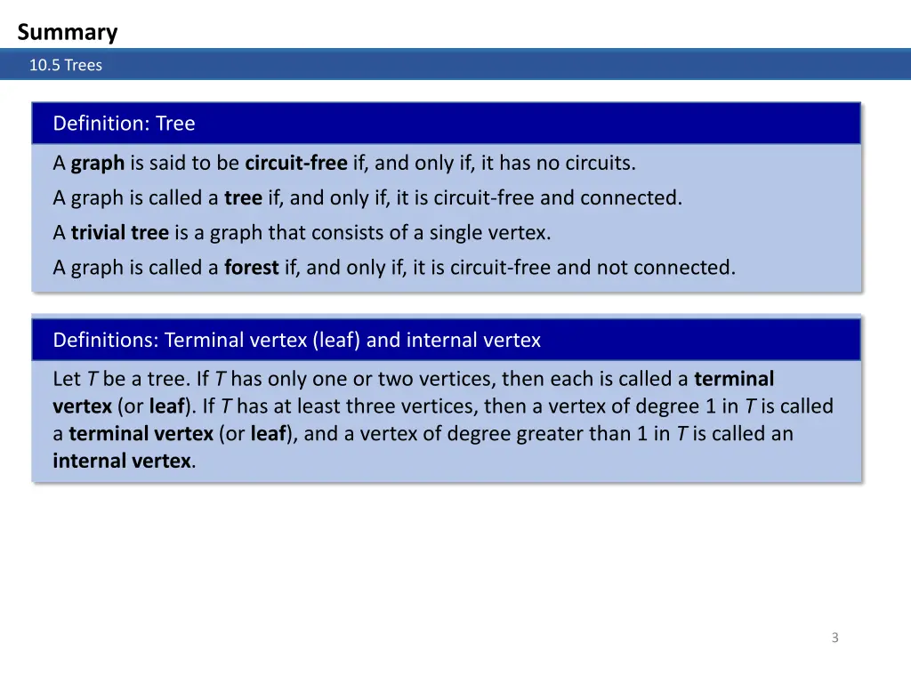 summary 1
