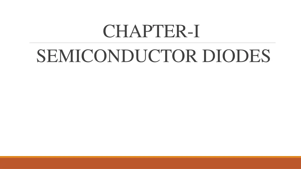 chapter i