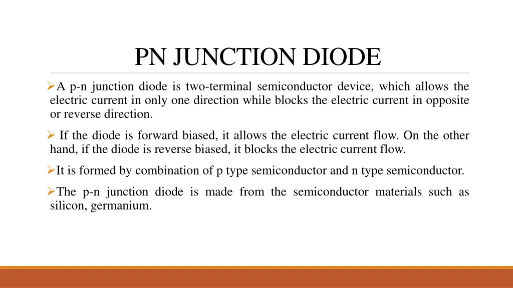 pn junction diode 1