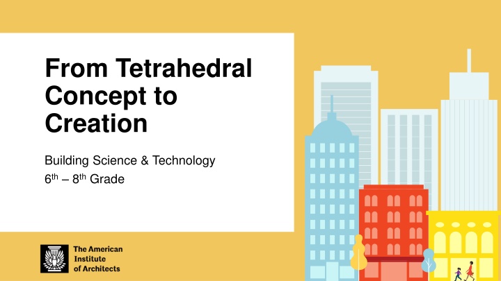 from tetrahedral concept to creation