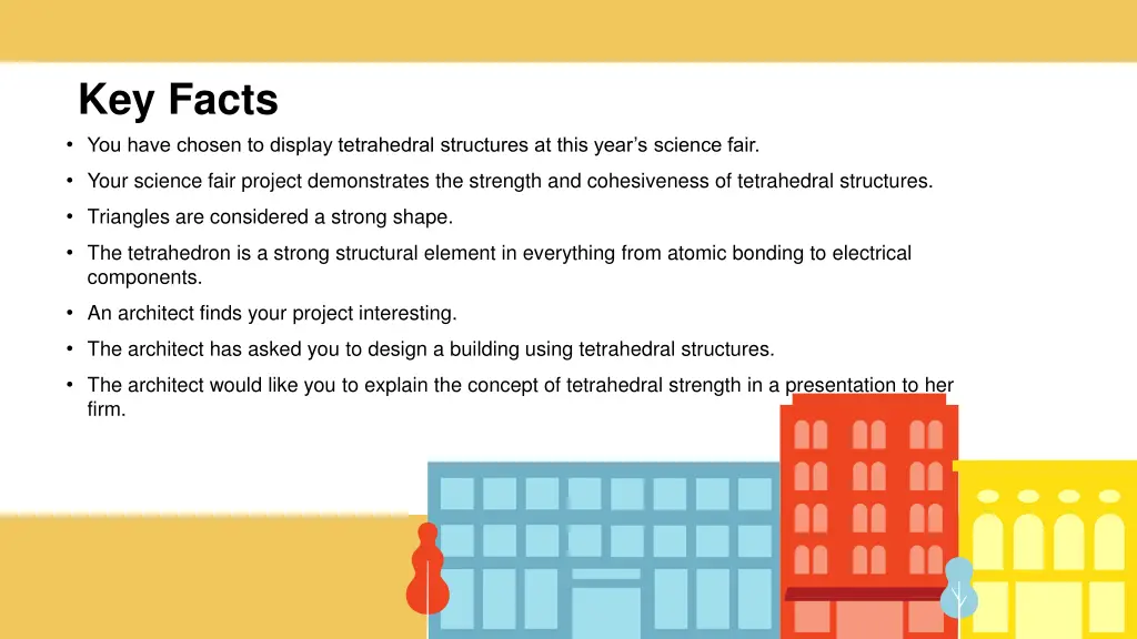 key facts you have chosen to display tetrahedral