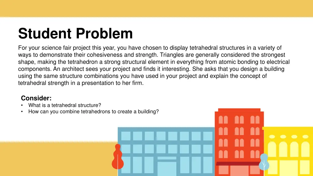 student problem for your science fair project