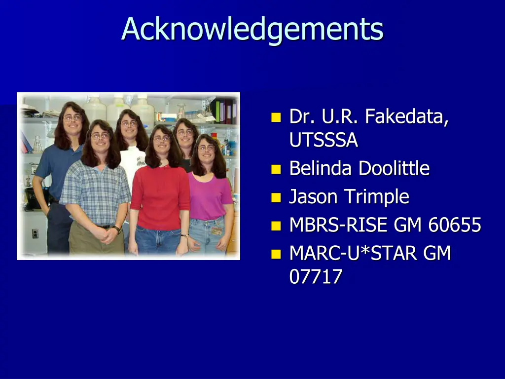 acknowledgements