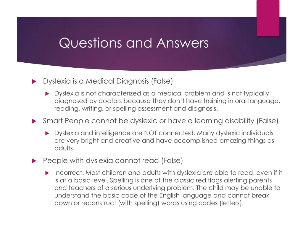 questions and answers