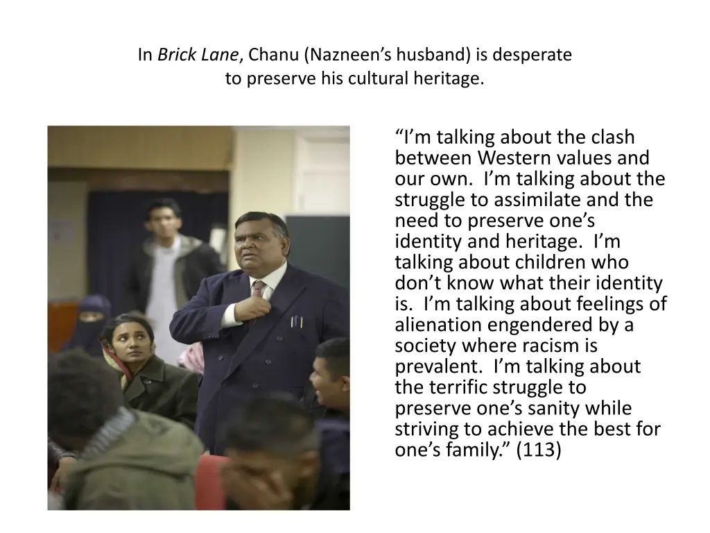 in brick lane chanu nazneen s husband