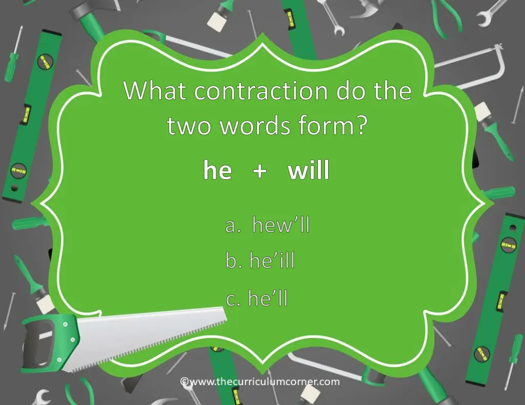 what contraction do the two words form 10