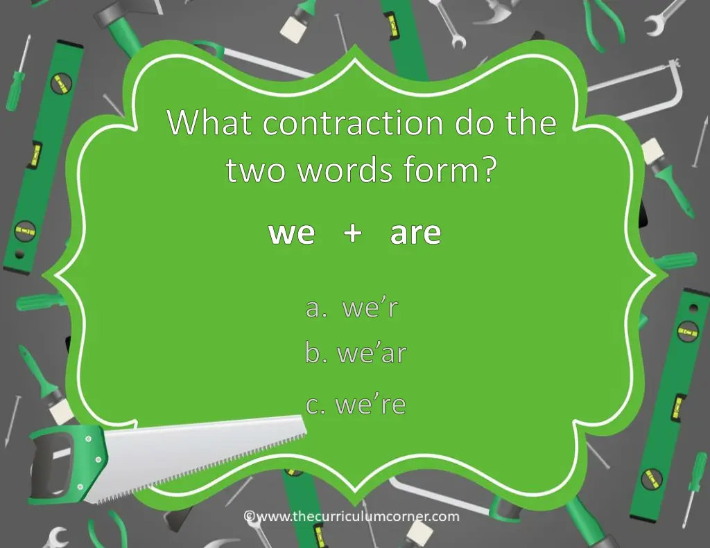 what contraction do the two words form