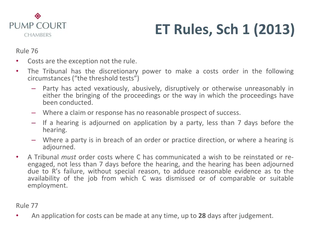 et rules sch 1 2013