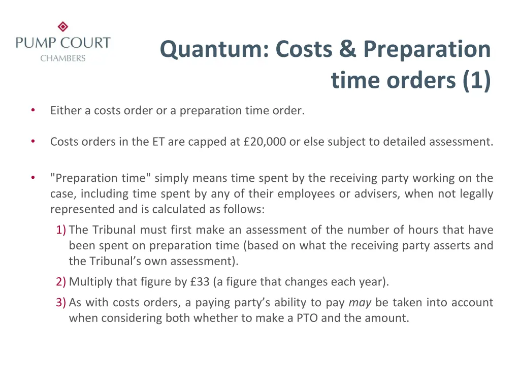 quantum costs preparation