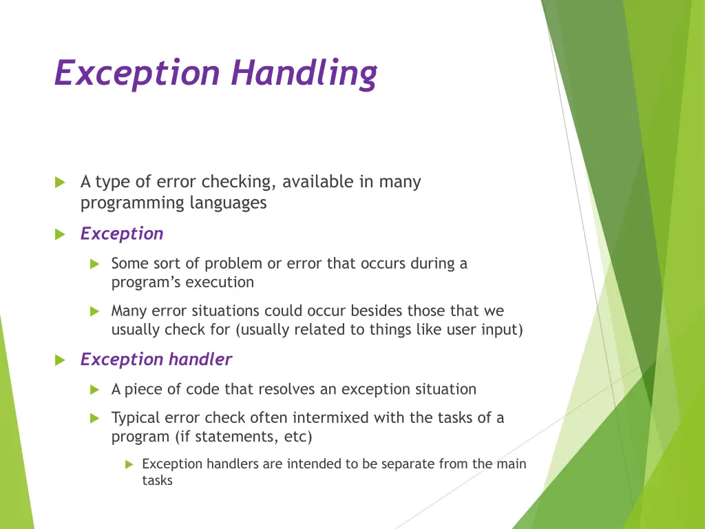 exception handling 1