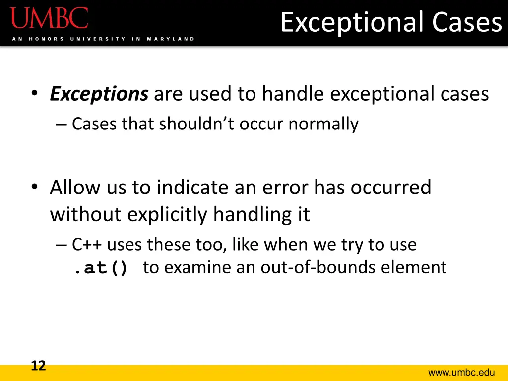 exceptional cases