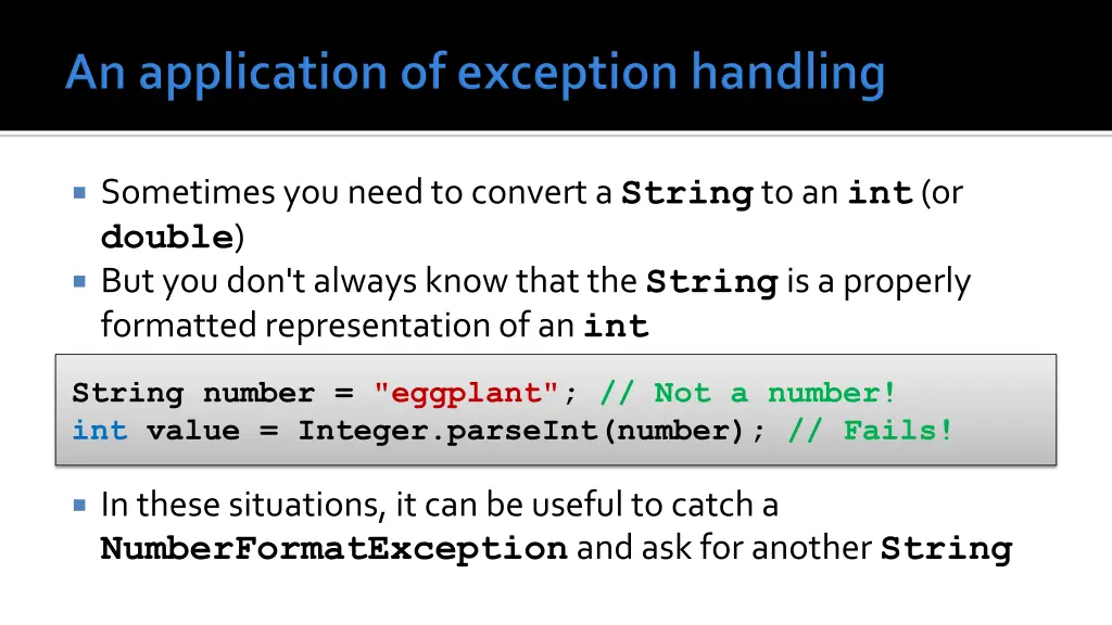 sometimes you need to convert a string