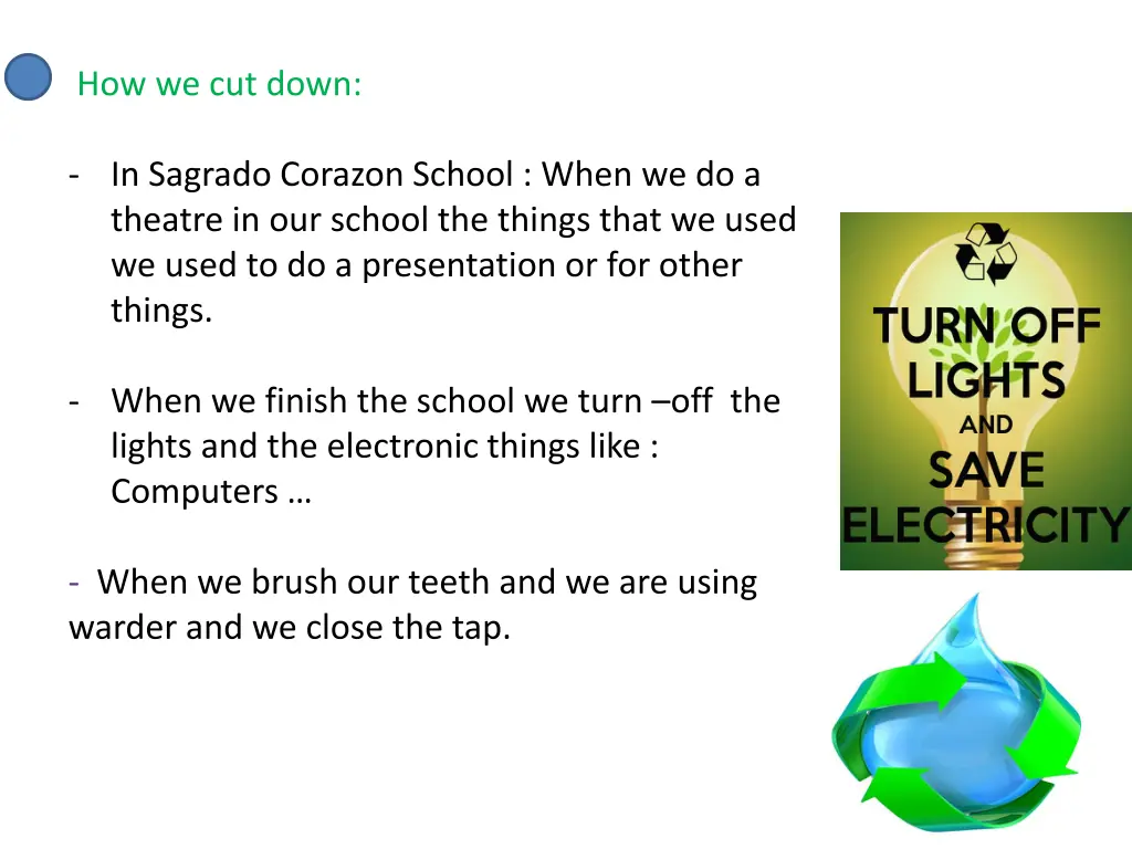 how we cut down